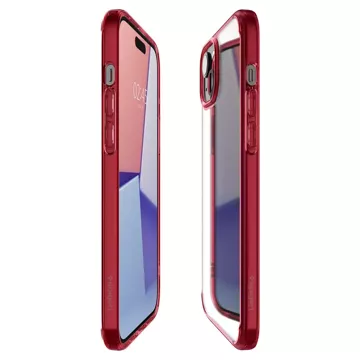 Etui Spigen Ultra Hybrid s Apple iPhone 15 Plus Red Crystal