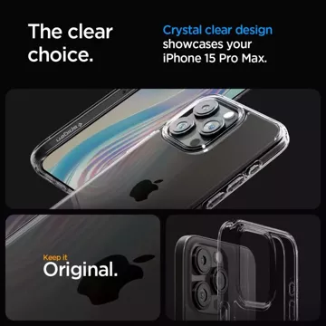 Etui Spigen Ultra Hybrid s Apple iPhone 15 Pro Max Space Crystal