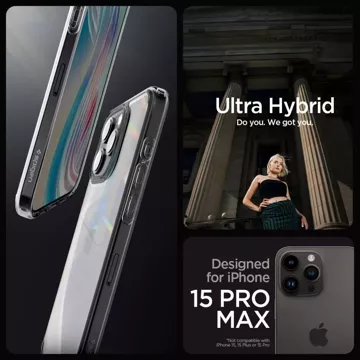 Etui Spigen Ultra Hybrid s Apple iPhone 15 Pro Max Space Crystal