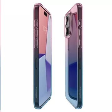 Etui Spigen lLquid Crystal do iPhone 15 Pro gradace růžová