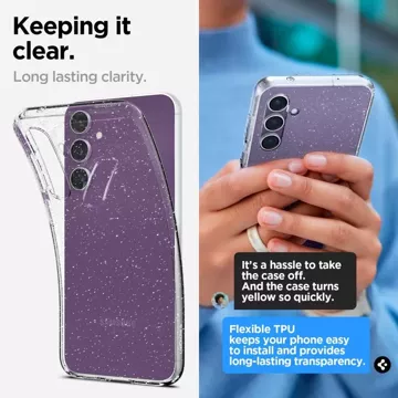 Etui Spigen tekutý krystal do Galaxy S23 FE třpytivý krystal