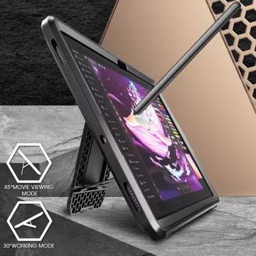 Etui Supcase Unicorn Beetle Pro pro Samsung Galaxy Tab S9 Plus 12.4 X810 / X816B Black