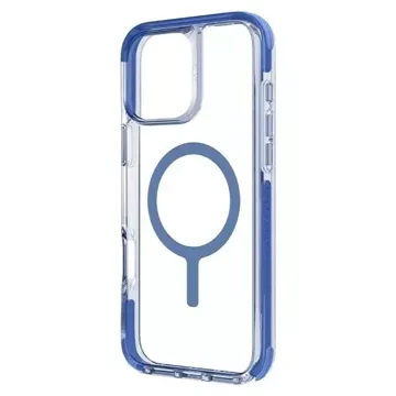 Etui UNIQ Combat pro iPhone 16 Plus 6,7" Magclick Charging Niebieski/Pearl Blue