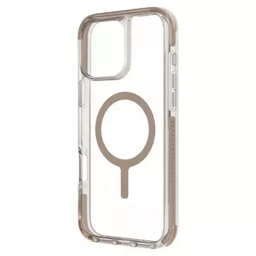 Etui UNIQ Combat pro iPhone 16 Pro 6,3" Magclick Charging Złoty/Taupe Gold