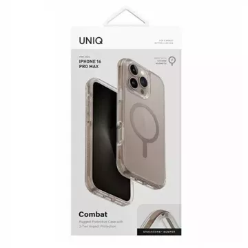 Etui UNIQ Combat pro iPhone 16 Pro Max 6,9" Magclick Charging Złoty/Taupe Gold