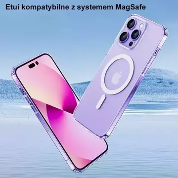 Etui USAMS Ice Magnet pro iPhone 14 Plus 6,7" IP14MBC01 (US-BH801) průhledný