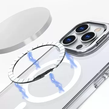 Etui iPhone 16 Pro Max MagStand MagSafe telefon Clear