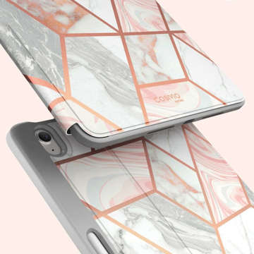 Etui na tabletu Apple iPad Mini 6 2021 Supcase Cosmo Celotělová tužka Marble