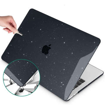 Etui obudowa Alogy Hard Case pro Apple MacBook Pro 13 2016-2020 Glitter Black