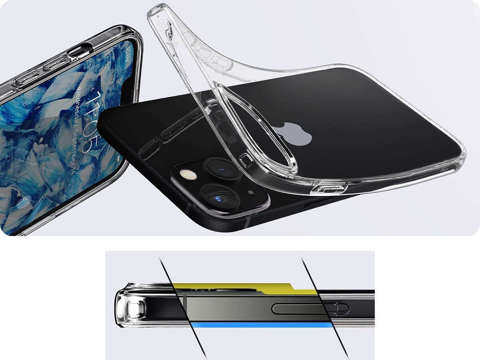 Etui obudowa Spigen Liquid Crystal pro Apple iPhone 13 Crystal Clear