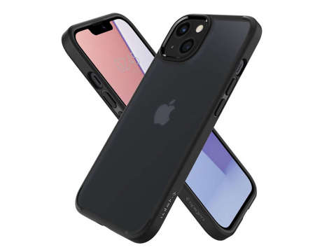 Etui obudowa pouzdro Spigen Ultra Hybrid do Apple iPhone 13 Matte Frost Black