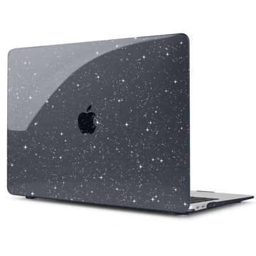 Etui pouzdro Alogy Hard Case pro Apple MacBook Air 13 M1 2020 Glitter Black