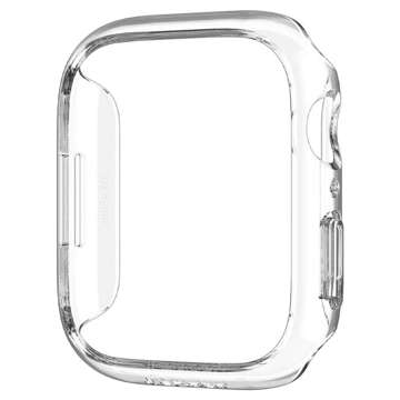 Etui ramka pro chytré hodinky Spigen Thin Fit pro Apple Watch 7 45mm Crystal Clear