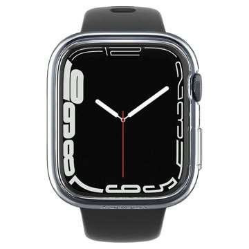 Etui ramka pro chytré hodinky Spigen Thin Fit pro Apple Watch 7 45mm Crystal Clear