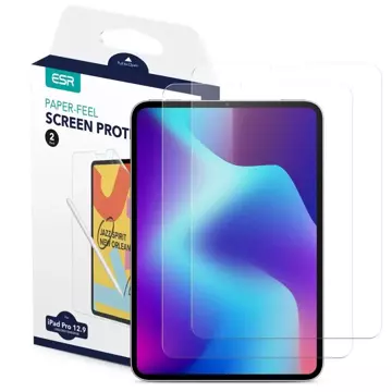 FOLIA OCHRONNA ESR PAPER FEEL 2-BACK IPAD PRO 12.9 2020 / 2021 / 2022