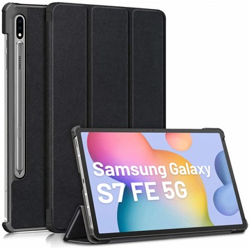 Flipové pouzdro Alogy Book Cover pro Galaxy Tab S7 FE 5G 12.4 T730 / T736B černé