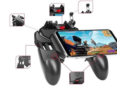 Gamepad Pad nastavitelný herní ovladač pro tabletový telefon Memo AK66 Black