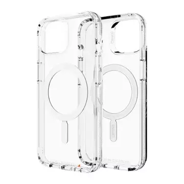 Gear4 Crystal Palace Snap - ochranné pouzdro pro iPhone 13 Pro Max kompatibilní s MagSafe (čiré)