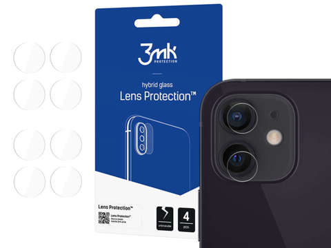 Glass x4 pro fotoaparát 3mk Lens Protection objektiv pro Apple iPhone 12