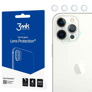 Glass x4 pro fotoaparát 3mk Lens Protection objektiv pro Apple iPhone 13 Pro