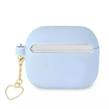 Guess GUA3LSCHSB kryt AirPods 3 niebieski/blue Silicone Charm Collection