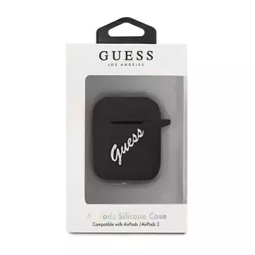 Guess GUACA2LSVSBW kryt AirPods černobílý / černo bílý silikonový Vintage