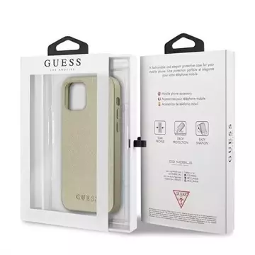 Guess GUHCP12LIGLGO iPhone 12 Pro Max 6,7" zlatý/zlatý pevný obal Iridescent