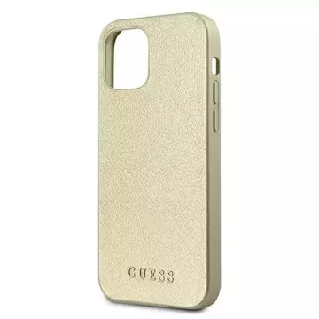 Guess GUHCP12LIGLGO iPhone 12 Pro Max 6,7" zlatý/zlatý pevný obal Iridescent