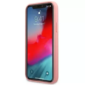 Guess GUHCP12LLSPEWPI iPhone 12 Pro Max 6,7" różowy/růžové pevné pouzdro Peony Collection