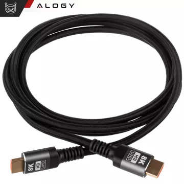 HDMI 2.1 kabel Alogy 8K 60Hz 48GBps 3m černý