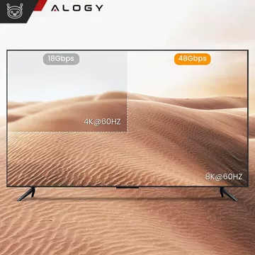 HDMI 2.1 kabel Alogy 8K 60Hz 48GBps 3m černý