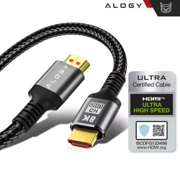 HDMI 2.1 kabel Alogy 8K 60Hz 48GBps 3m černý