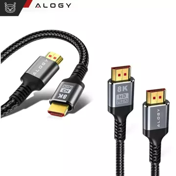 HDMI 2.1 kabel Alogy 8K 60Hz 48GBps 3m černý