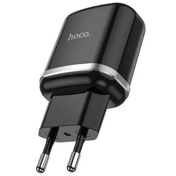 HOCO USB A QC3.0 3A 18W N3 nástěnná nabíječka, černá