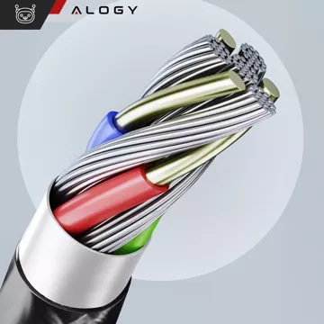 HUB splitter Alogy Adaptér pro počítačový notebook s USB-C na 3x USB-A 2.0 1x USB-A 3.0 šedý