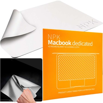 Hadřík na MacBook Pro Air 13-14, ochranný, bezprašný, určený k čištění obrazovek notebooků, 29x19,5 cm NPK