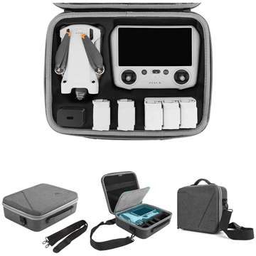 Hard Case Alogy Hard Drone Case pro DJI Mini 3 Pro RC RC-N1 šedý