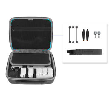 Hard Case Alogy Hard Drone Case pro DJI Mini 3 Pro RC RC-N1 šedý