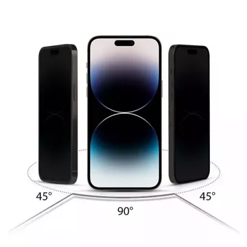 Hofi Anti Spy Glass Pro 2-Pack ochranné sklo pro iPhone 16 Privacy