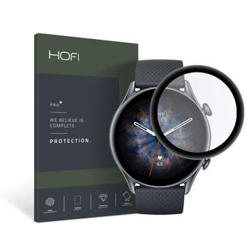 Hybridní sklo Hofi Hybrid Pro pro Amazfit GTR 3 Pro Black