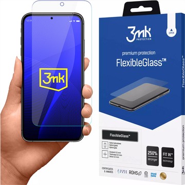 Hybridní sklo displeje pro Motorola Moto G84 5G 3mk FlexibleGlass antibakteriální