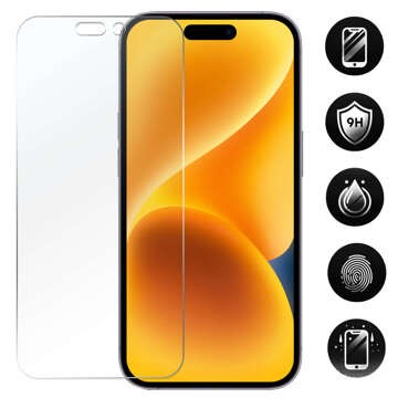 Hybridní sklo pro Apple iPhone 14 Pro Max ochranné sklo na displej Alogy Flexi Glass 9H Case Friendly na plochý displej