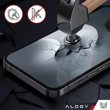 Hybridní sklo pro Realme 12 PRO / Realme 12 PRO PLUS 5G kryt obrazovky Alogy Flexi Glass 9H pouzdro přátelský plochý kryt