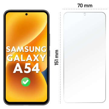 Hybridní sklo pro Samsung Galaxy A54 5G Ochranné sklo Alogy Flexi Glass 9H Case Friendly Flat Screen Protector