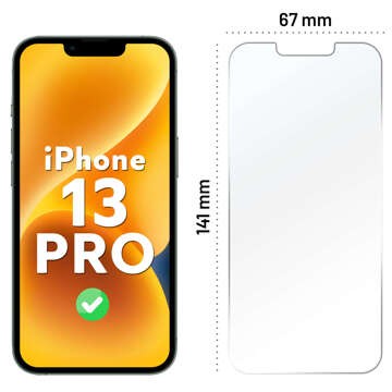 Hybridní sklo pro displej Apple iPhone 13 Pro Alogy Flexi Glass 9H Case Friendly flat screen