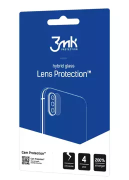 Hybridní sklo pro objektiv fotoaparátu 3MK Lens Protect Sony Xperia 5 IV [4 PACK]