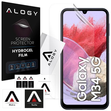 Hydrogelová fólie na displej telefonu Samsung Galaxy M34 5G Alogy Hydrogel Film