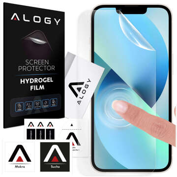 Hydrogelová fólie pro iPhone 13, ochranná fólie na displej telefonu Alogy Hydrogel Film