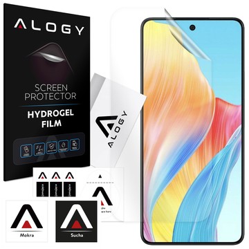 Hydrogelová fólie pro ochranu displeje telefonu Oppo A58 4G Alogy Hydrogel Film