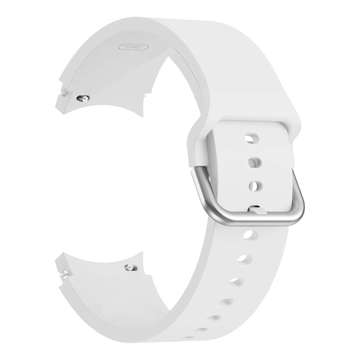 IconBand gumový řemínek pro Samsung Galaxy Watch 4/5/5 PRO (40/42/44/45/46 MM) bílý